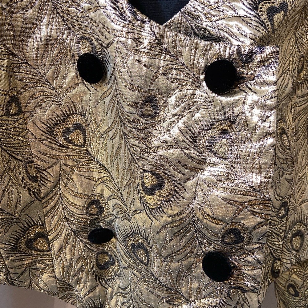 Cachet Gold Patterned Blazer - Picture 2 of 6